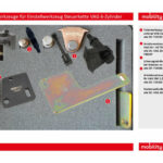 Zusatzbild 1 Zusatzwerkzeuge für Einstellwerkzeug Steuerkette VAG 6-Zyl.