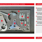 Zusatzbild 1 Einstellwerkzeug Zahnriemen HYUNDAI KIA 1.6 DIESEL