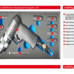 Zusatzbild 1 Vibrations-Glühkerzen-Ausbauwerkzeugsatz 1/4"