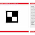 Zusatzbild 1 Kalibriertafel für BOSCH DAS 3000 CTA 216-1: Toyota Typ 1