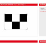 Zusatzbild 1 Kalibriertafel für BOSCH DAS 3000 CTA 213-1: Nissan Typ 1