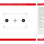Zusatzbild 1 Kalibriertafel für BOSCH DAS 3000 CTA 210-1: Mercedes Typ 1