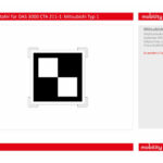 Zusatzbild 1 Kalibriertafel für BOSCH DAS 3000 CTA 211-1: Mitsubishi Typ 1