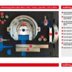 Zusatzbild 1 Radlager-Werkzeug Mercedes-Benz Vito / Viano (W639), Sprinter (906), VW Crafter (2E/2F)
