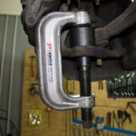 Zusatzbild 1 De- Montagewerkzeug für Traggelenke Mercedes Benz C219, W163, W164, W211, W220, W230 inkl. Kugelgelenk-Ausdrücker